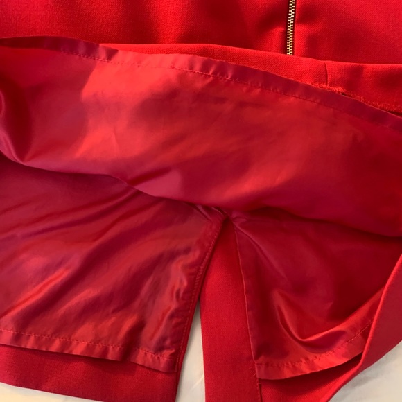 Calvin Klein fully lined pencil skirt. Red. Sz 14 - Picture 6 of 8